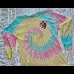 Cute Long sleeve tie-die shirt